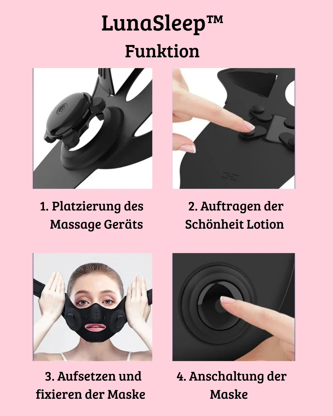 LunaSleep™ -Die smarte Gesichtsmaske, die dich jünger aufwachen lässt