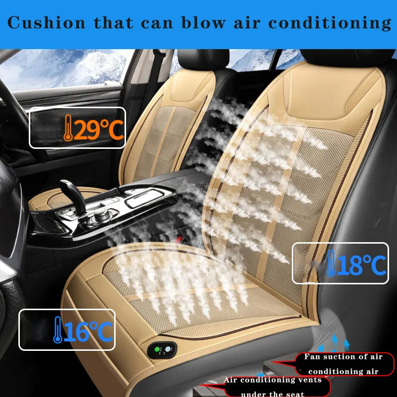 Die CoolRelax Auto-Kühlmatte mit Massagefunktion