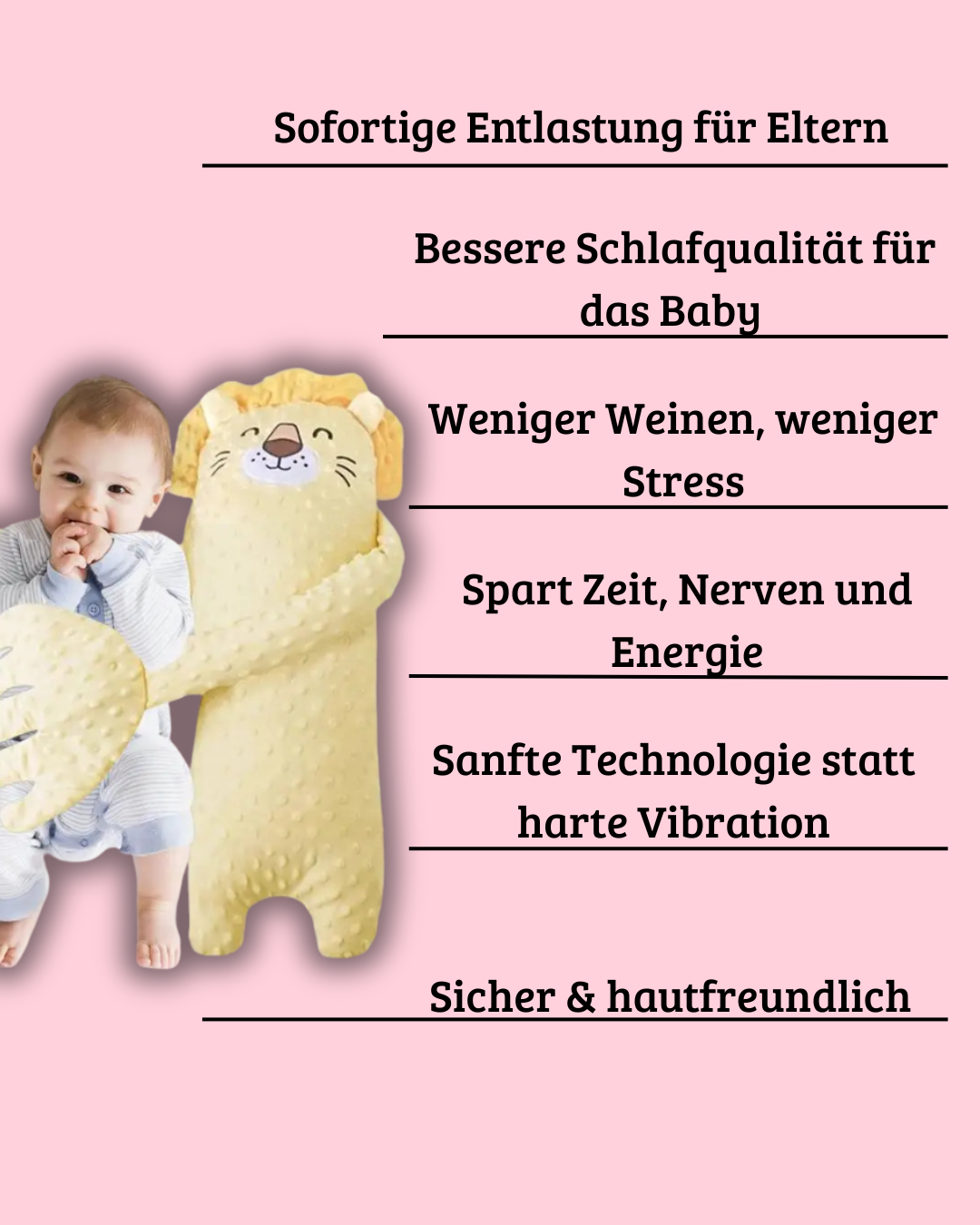 DreamHug™- Schlaf beginnt mit Geborgenheit.