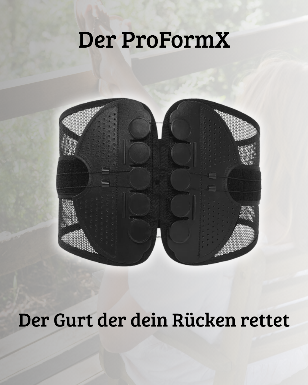 Der ProFormX Rücken-Gurt – Stabilität trifft Flexibilität